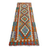 Handmade Vegetable Kilim Runner 2' 5" x 6' 7" ft / 74 x 200 cm - No. P37124