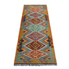 Handmade Vegetable Kelim Runner 2' 4" x 6' 3" ft / 72 x 190 cm - No. P37126