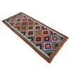 Hand Woven Wool Kelim Runner 2' 6" x 6' 6" ft / 77 x 198 cm - No. P37127