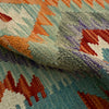 Hand Knotted Afghan Style Kilim Runner 2' 8" x 6' 3" ft / 82 x 190 cm - No. P37128