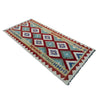 Hand Woven Wool Kelim Runner 2' 6" x 6' 4" ft / 75 x 192 cm - No. P37134
