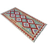 Hand Woven Wool Kelim Runner 2' 6" x 6' 4" ft / 75 x 192 cm - No. P37134