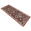 Hand Knotted Flatweave Kilim Runner 2' 5" x 6' 5" ft / 73 x 196 cm - No. P37135