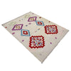 Design Embroidery Kilim 4' 0" x 6' 1" ft / 121 x 185 cm - No. P37136
