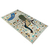 Design Embroidery Kilim 3' 5" x 6' 6" ft / 103 x 198 cm - No. P37138