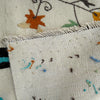 Design Embroidery Kilim 3' 5" x 6' 6" ft / 103 x 198 cm - No. P37138