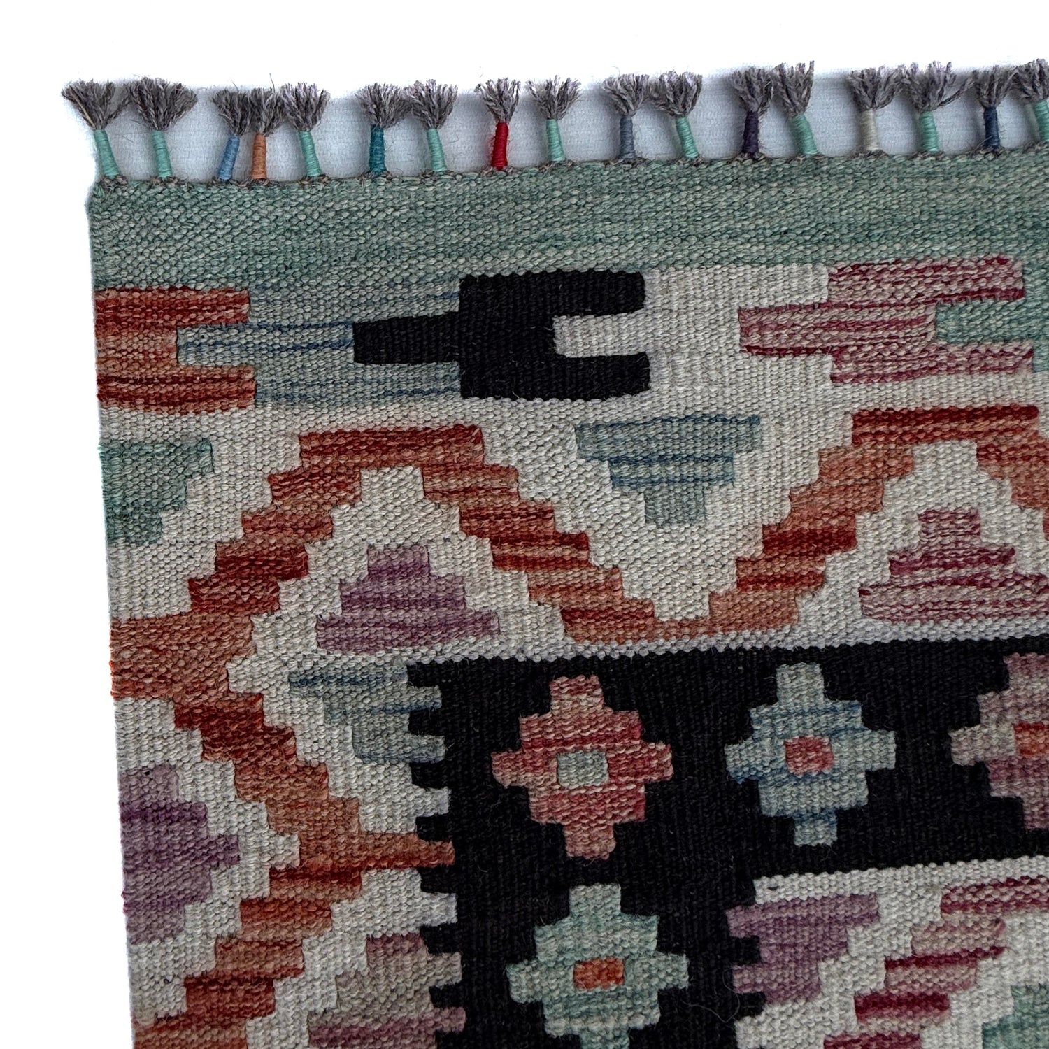 Hand Made Afghan Kilim 8' 5" x 11' 5" ft / 257 x 348 cm - No. P37143