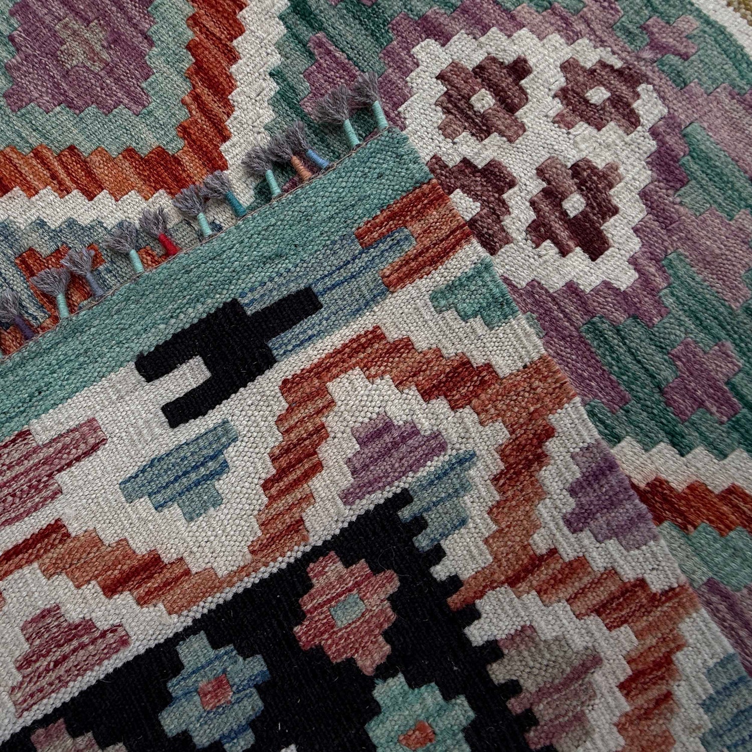 Hand Made Afghan Kilim 8' 5" x 11' 5" ft / 257 x 348 cm - No. P37143