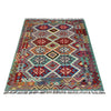 Hand Knotted Flatweave Kilim 5' 0" x 6' 7" ft / 152 x 201 cm - No. P37178