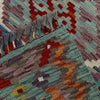 Hand Knotted Flatweave Kilim 5' 0" x 6' 7" ft / 152 x 201 cm - No. P37178