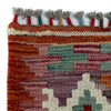 Handmade Afghan Vegetable Kilim 5' 0" x 6' 3" ft / 152 x 190 cm - No. P37179