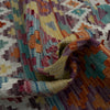 Handmade Afghan Vegetable Kilim 5' 0" x 6' 3" ft / 152 x 190 cm - No. P37179