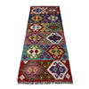 Hand Knotted Afghan Style Kilim Runner 1' 8" x 4' 10"  ft / 52 x 148 cm - No. P37208