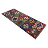 Hand Knotted Afghan Style Kilim Runner 1' 8" x 4' 10"  ft / 52 x 148 cm - No. P37208
