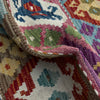Hand Knotted Afghan Style Kilim Runner 1' 8" x 4' 10"  ft / 52 x 148 cm - No. P37208