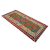 Hand Woven Wool Kelim Runner 3' 0" x 6' 10" ft / 92 x 209 cm - No. P37219