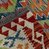 Hand Woven Wool Kelim Runner 3' 0" x 6' 10" ft / 92 x 209 cm - No. P37219