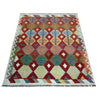 Handmade Afghan Vegetable Kilim5' 0" x 6' 3" ft / 152 x 191 cm - No. P37227