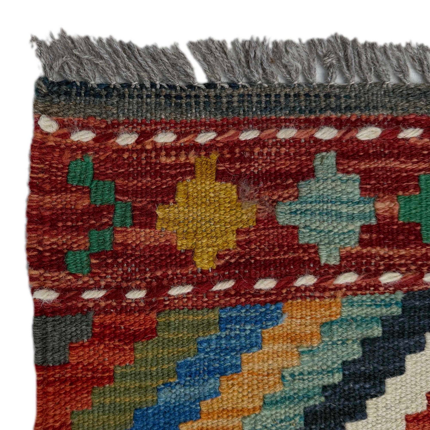 Hand Made Afghan Kilim Runner 1' 8" x 4' 11"  ft / 50 x 151 cm - No. P37232