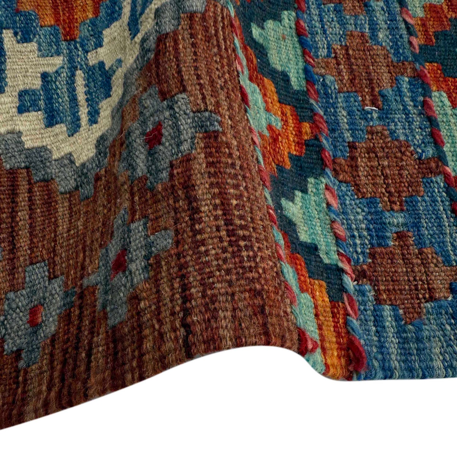 Handmade Vegetable Kelim Runner 1' 8" x 4' 11"  ft / 51 x 150 cm - No. P37237