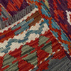Hand Knotted Afghan Style Kilim Runner 1' 8" x 5' 1"  ft / 52 x 154 cm - No. P37241