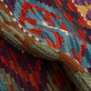 Hand Knotted Afghan Style Kilim Runner 1' 8" x 5' 1"  ft / 52 x 154 cm - No. P37241