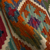Handmade Turkish Design Wool Kilim Runner 1' 8" x 4' 8"  ft / 52 x 143 cm - No. P37245