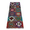 Handmade Turkish Design Wool Kilim Runner 1' 9" x 5' 7" ft / 54 x 171 cm - No. P37246