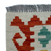 Handmade Afghan Vegetable Kilim 4' 10" x 6' 7" ft / 148 x 201 cm - No. P37248