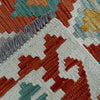 Handmade Afghan Vegetable Kilim 4' 10" x 6' 7" ft / 148 x 201 cm - No. P37248