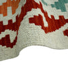 Handmade Afghan Vegetable Kilim 4' 10" x 6' 7" ft / 148 x 201 cm - No. P37248
