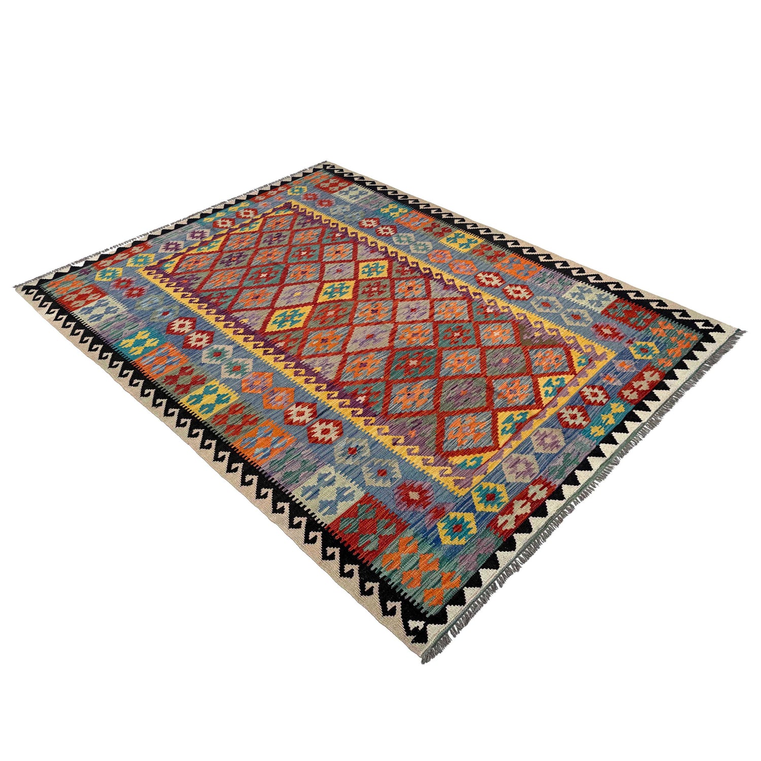 Medium Size Chobi Kilim 6' 5" x 9' 4" ft / 195 x 285 cm - No. P37249