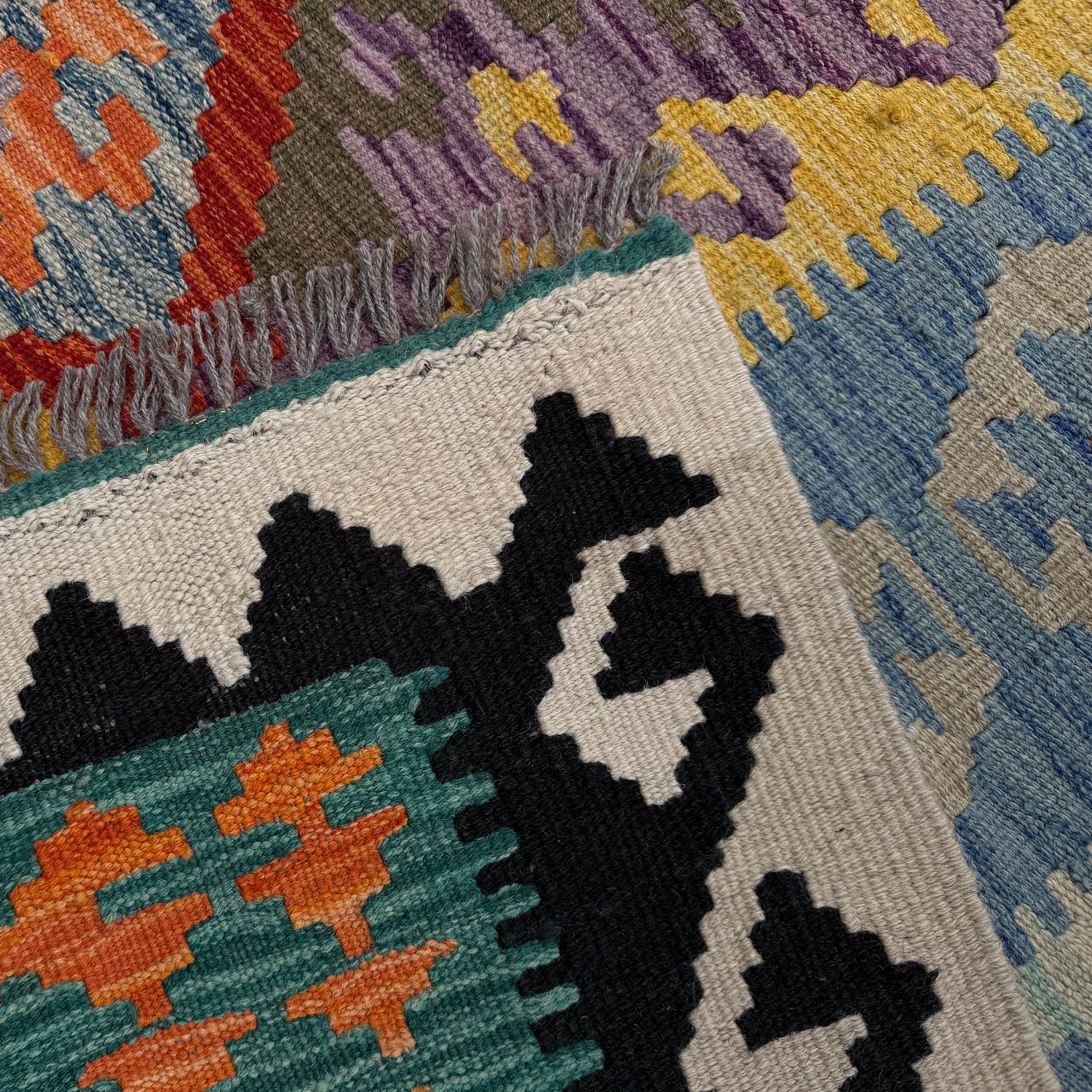 Medium Size Chobi Kilim 6' 5" x 9' 4" ft / 195 x 285 cm - No. P37249