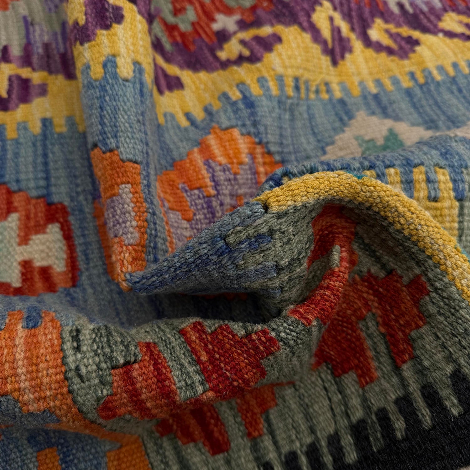 Medium Size Chobi Kilim 6' 5" x 9' 4" ft / 195 x 285 cm - No. P37249