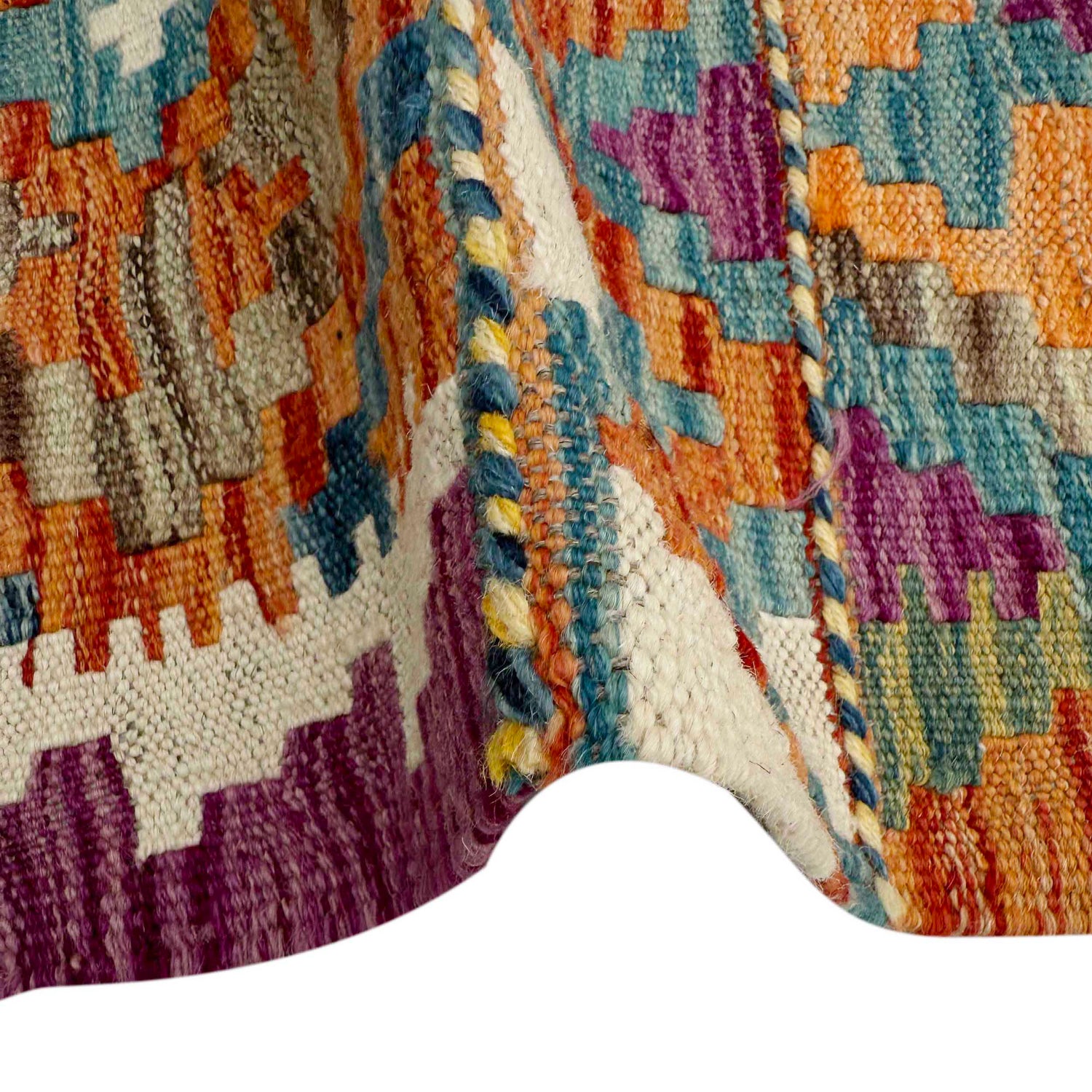Short Chobi Kilim Runner 1' 7" x 5' 3"  ft / 48 x 160 cm - No. P37255