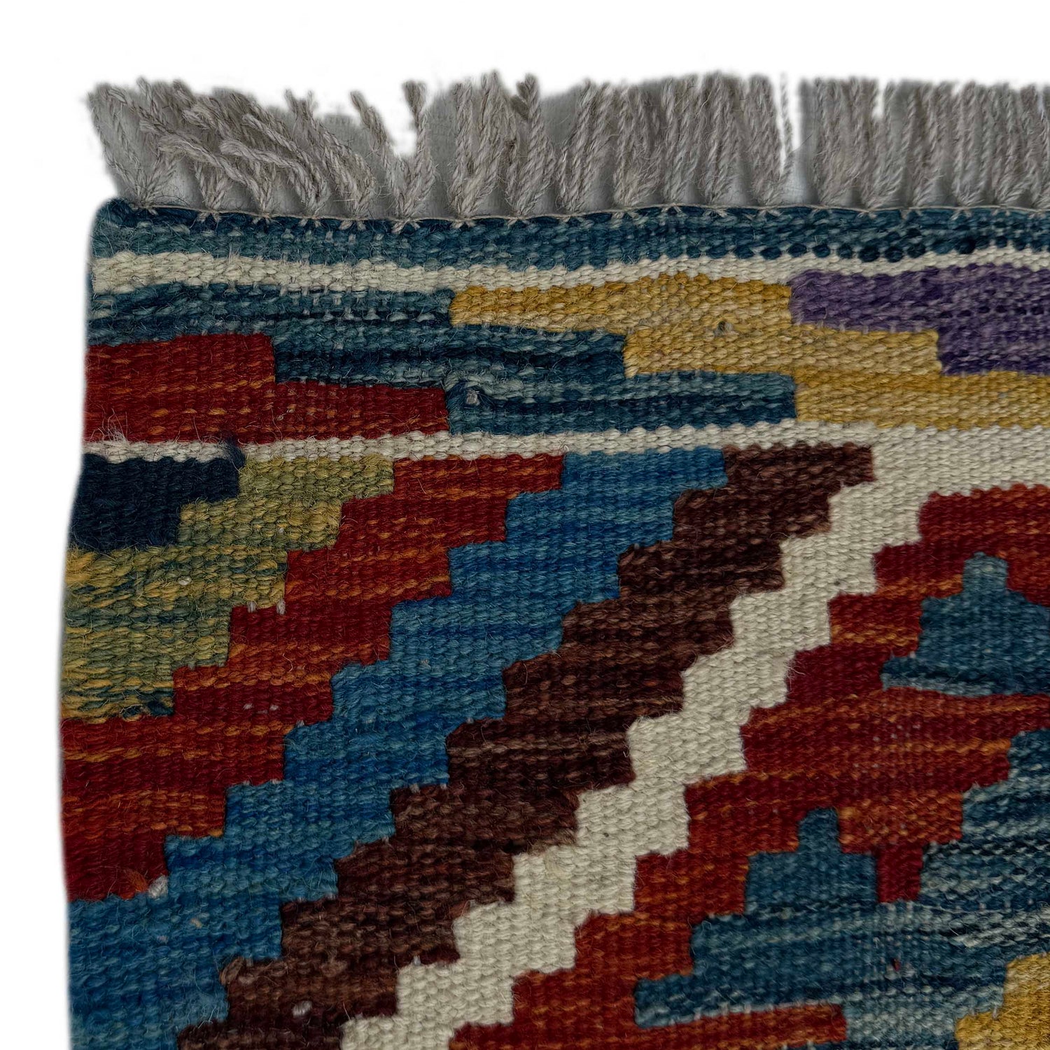Hand Made Afghan Kilim Runner 1' 8" x 4' 11"  ft / 50 x 150 cm - No. P37256