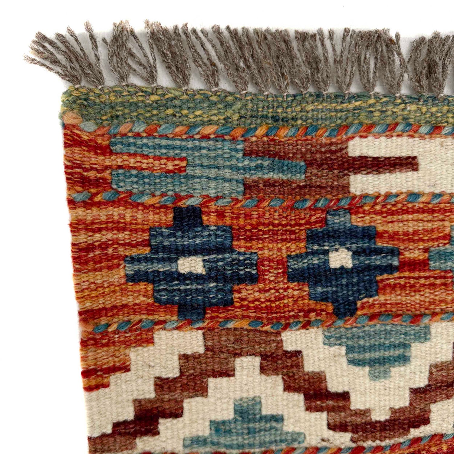 Hand Knotted Flatweave Kilim Runner 1' 8" x 4' 9"  ft / 51 x 144 cm - No. P37258