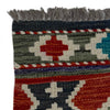 Multi Color ful Flat-Weave Wool Kilim Runner  1' 8" x 5' 3"  ft / 52 x 159 cm - No. P37261
