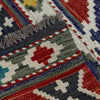 Multi Color ful Flat-Weave Wool Kilim Runner  1' 8" x 5' 3"  ft / 52 x 159 cm - No. P37261