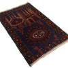 Hand Knotted Prayer Rug 2' 8" x 4' 4" ft / 82 x 133 cm - No. R12595