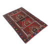 Hand Knotted Prayer Rug 2' 7" x 4' 2" ft / 80 x 127 cm - No. R13466