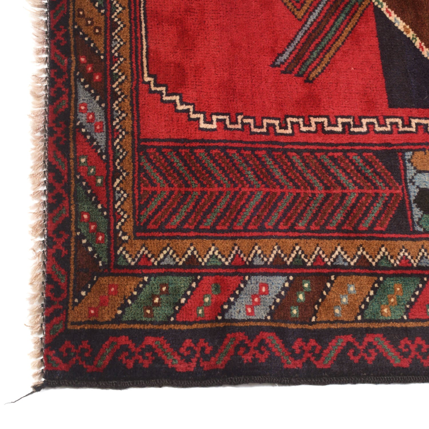 Hand Knotted Prayer Rug 2' 9" x 4' 3" ft / 84 x 130 cm - No. R13483