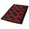 Red Baluchi Rug 2' 11" x 4' 5" ft / 88 x 134 cm - No. R13501
