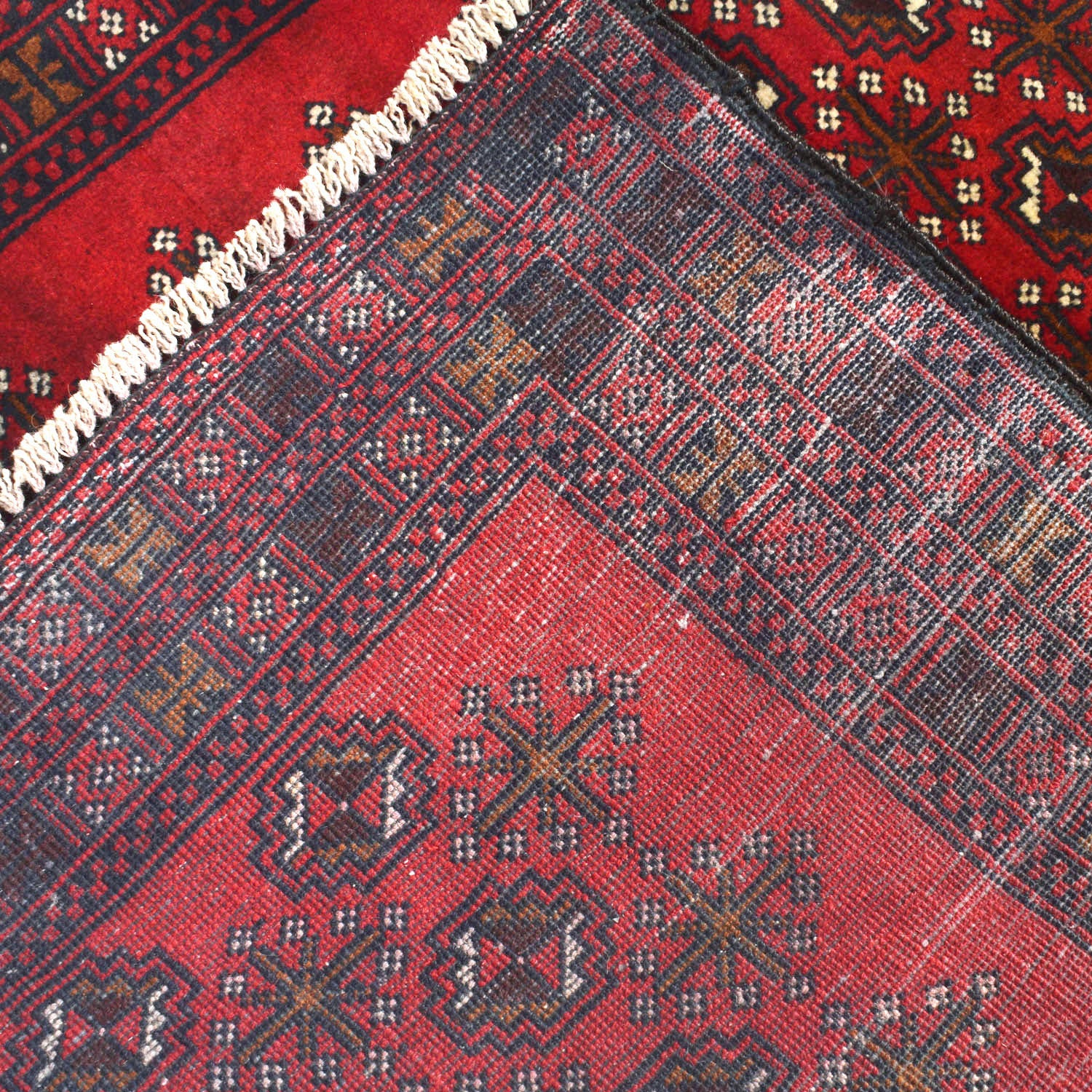 Red Baluchi Rug 3' 0" x 4' 6" ft / 91 x 138 cm - No. R13578