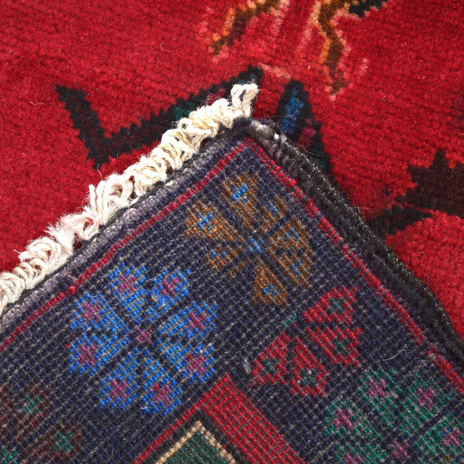 Red Baluchi Rug 2' 10" x 4' 7" ft / 86 x 139 cm - No. R13647