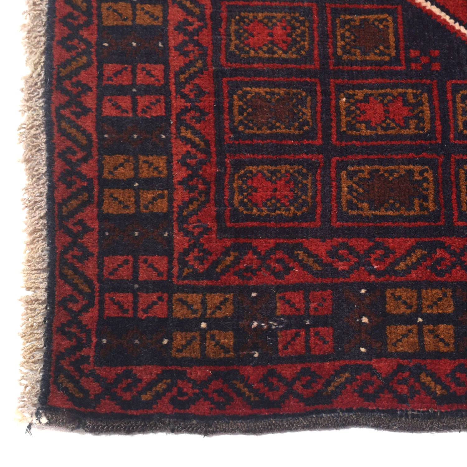 Handmade Baluchi Rug 3' 3" x 4' 5" ft / 99 x 135 cm - No. R13674