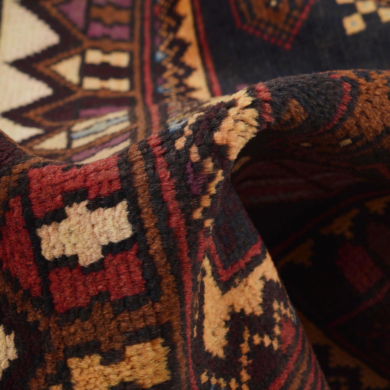 Handmade Baluchi Rug 3' 4" x 4' 10" ft / 102 x 146 cm - No. R13752