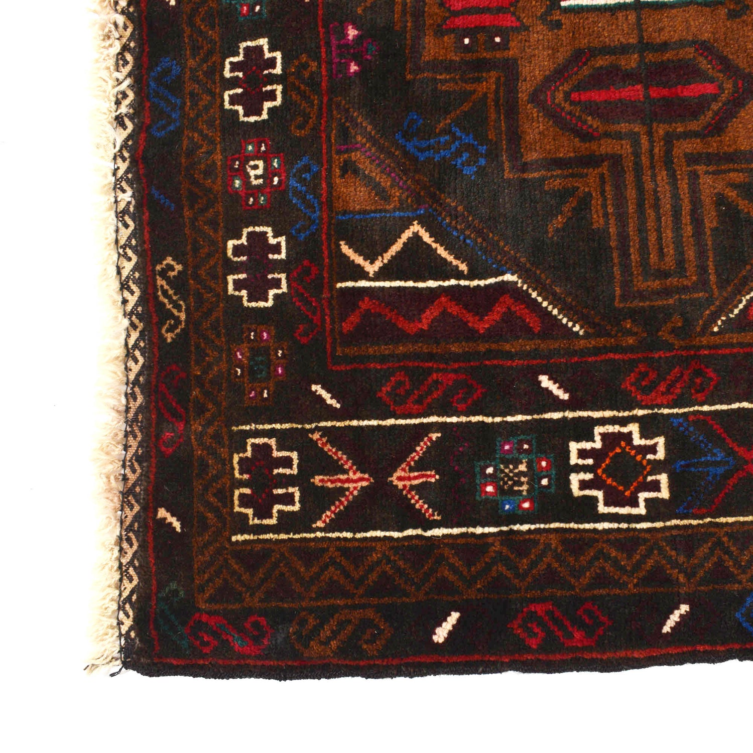 Baluch Short Rug 4' 1" x 6' 7" ft / 125 x 200 cm - No. R18211