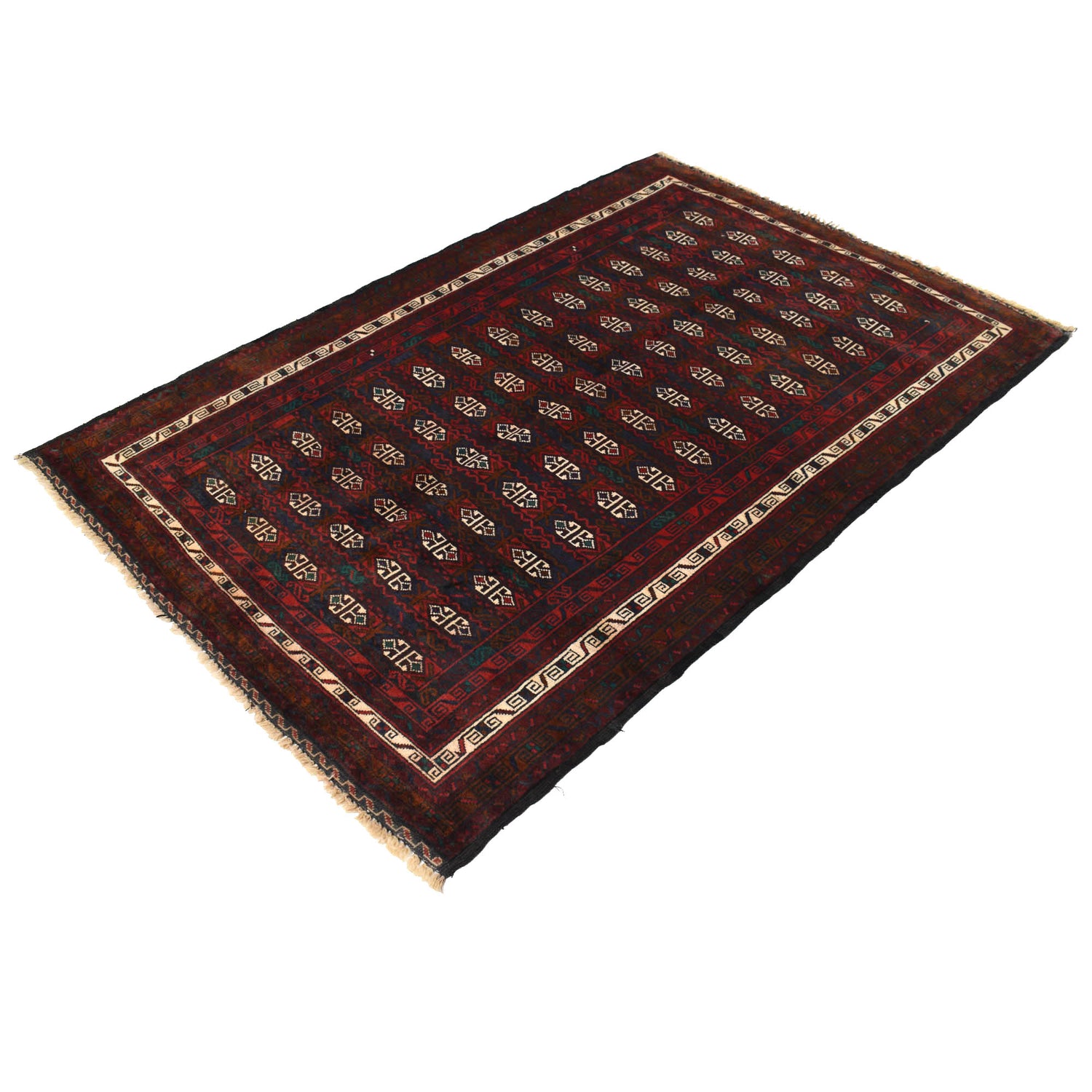 Baluch Short Rug 3' 11" x 6' 1" ft / 120 x 186 cm - No. R18216