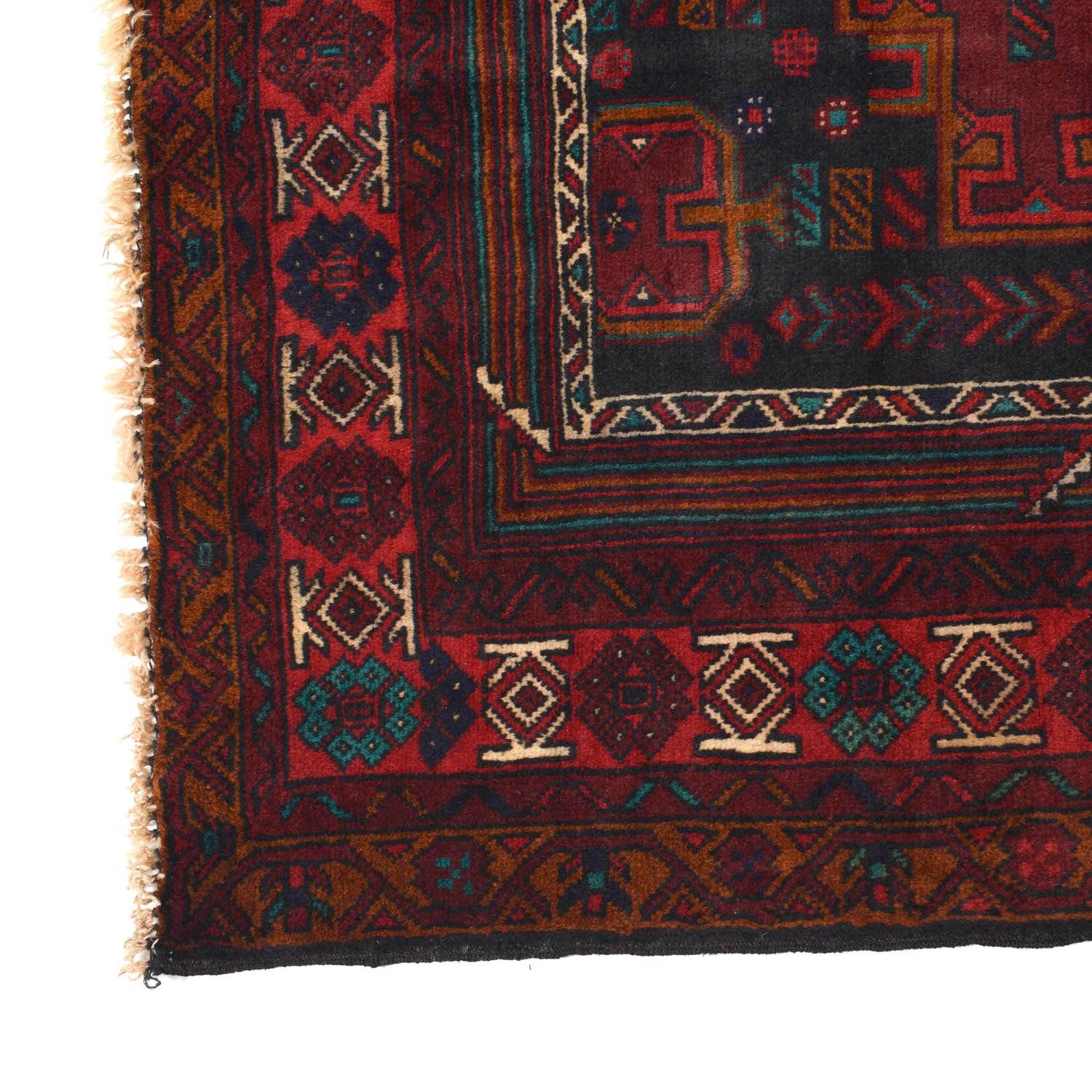 Baluch Short Rug 4' 2" x 6' 2" ft / 127 x 189 cm - No. R18242